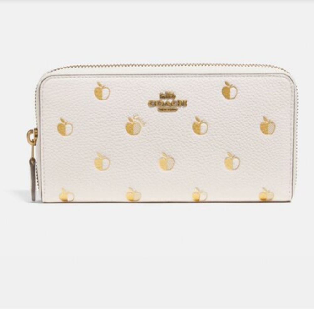 NWT Coach Acordión Wallet Apple  Print